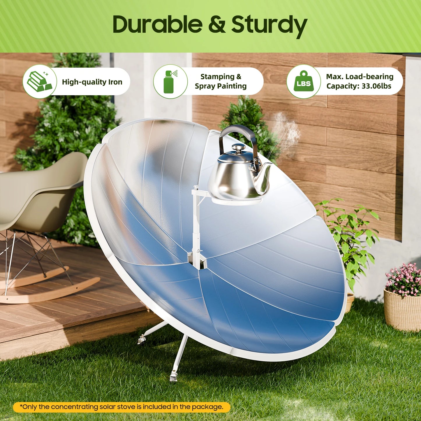 Multifunctional Solar Power Cooker Camping BBQ Grill Oven Stove for Home Use