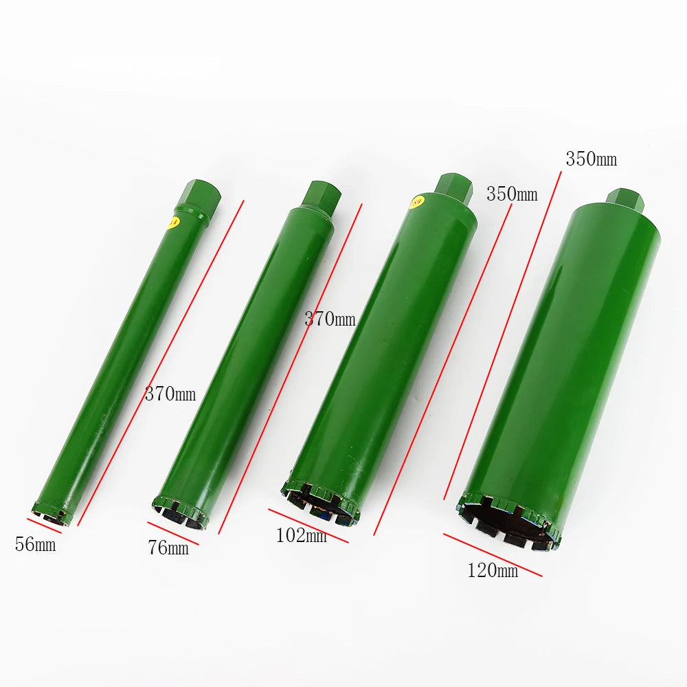 4Pcs Diamond Core Drill Bits Set for Concrete Dry Wet Drilling Tools M22 Thread 56mm to 120mm