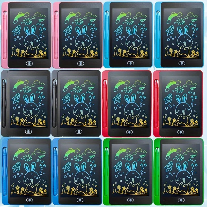 12 Pack Colorful LCD Writing Tablets for Kids 6.5 Inch Doodle Drawing Boards
