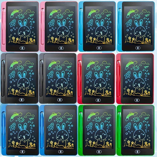 12 Pack Colorful LCD Writing Tablets for Kids 6.5 Inch Doodle Drawing Boards