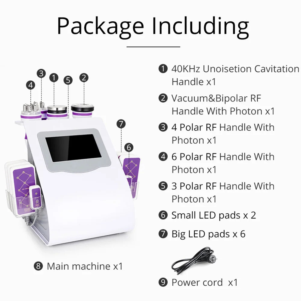 5 in 1 Cavitation Body S Shape Machine Facial Massager Skin Tightening Device