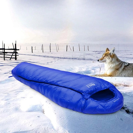 CW800 Winter Ultralight Sleeping Bag for Adults Comfortable Down Camping Gear