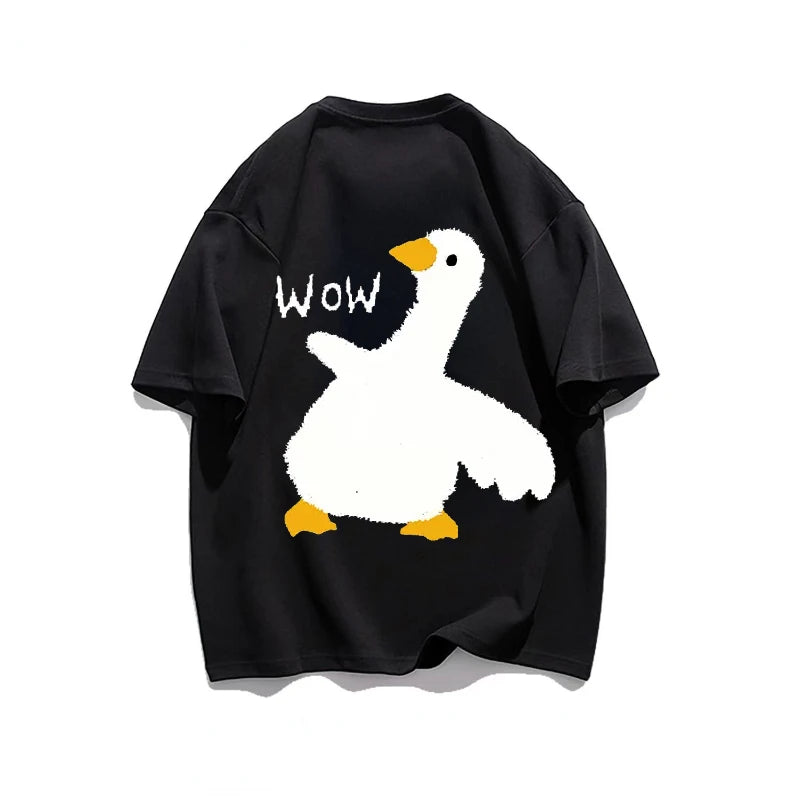 Question Mark Goose Summer Men's Short Sleeve T-Shirt Casual Party Top Fashion Tee