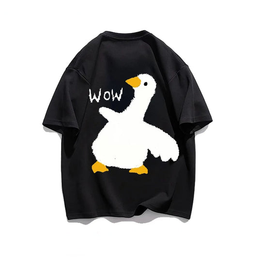 Question Mark Goose Summer Men's Short Sleeve T-Shirt Casual Party Top Fashion Tee