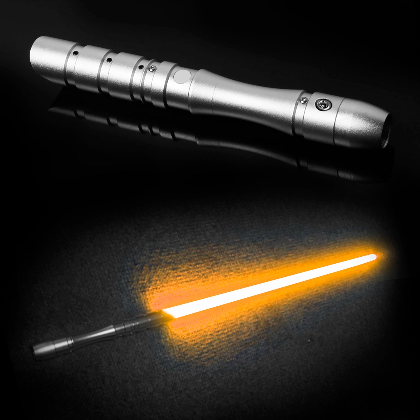 PHS Lightsaber for Boys and Adults Rechargeable Metal Dueling Toy with 4 Modes and Sound