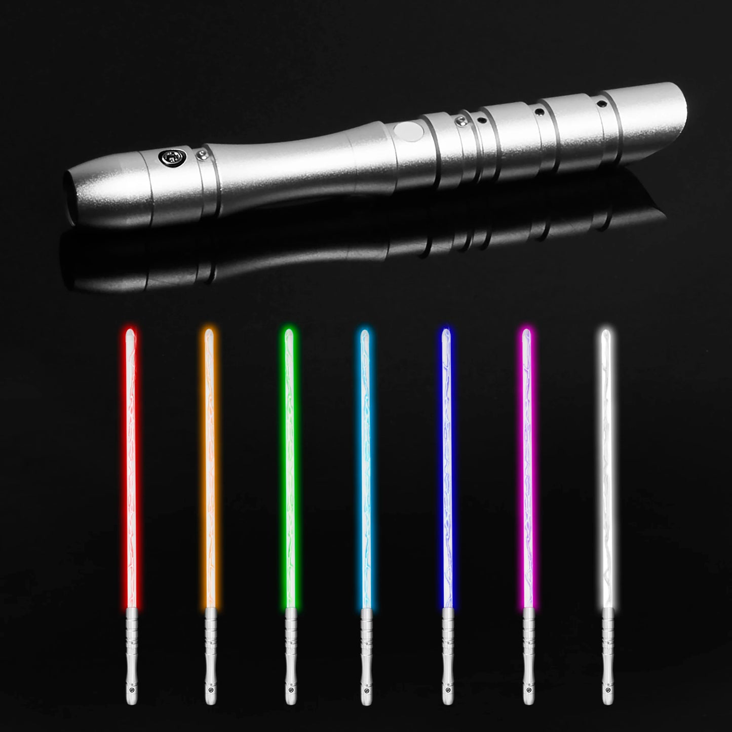 PHS Lightsaber for Boys and Adults Rechargeable Metal Dueling Toy with 4 Modes and Sound