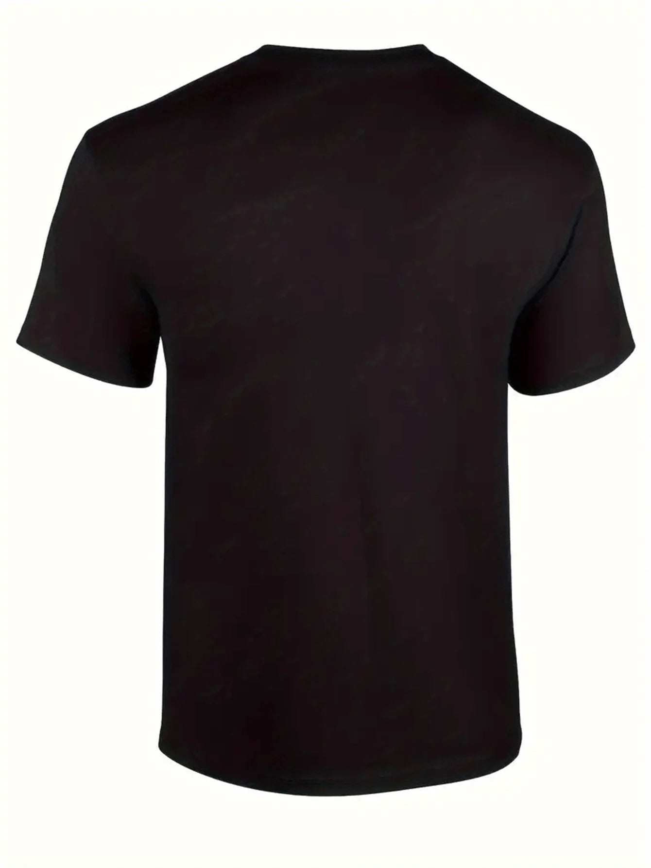 Men's Funny Graphic T-Shirt I Don't Know The Answer Casual Black Cotton Blend Tee