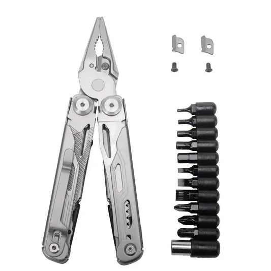 Daicamping DL1 Multi Tool Scissors Saw Clamp Foldable EDC Knife Stainless Steel