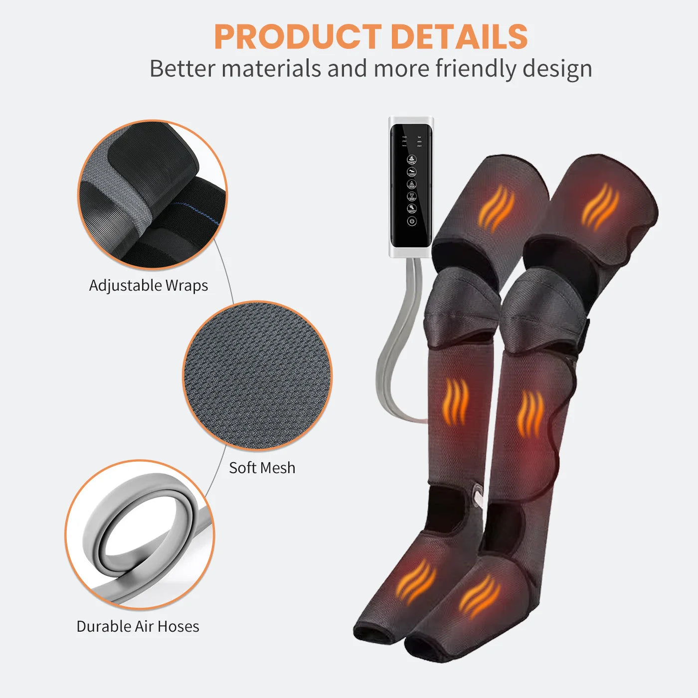 Electric Leg Massager Machine for Pain Relief and Improved Blood Circulation