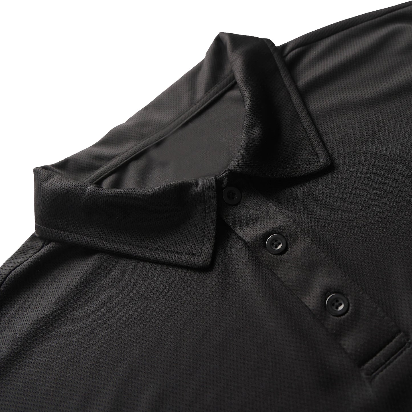 5-Piece Men's Summer Solid Color Polo Shirt Set Breathable Quick Dry Short Sleeves