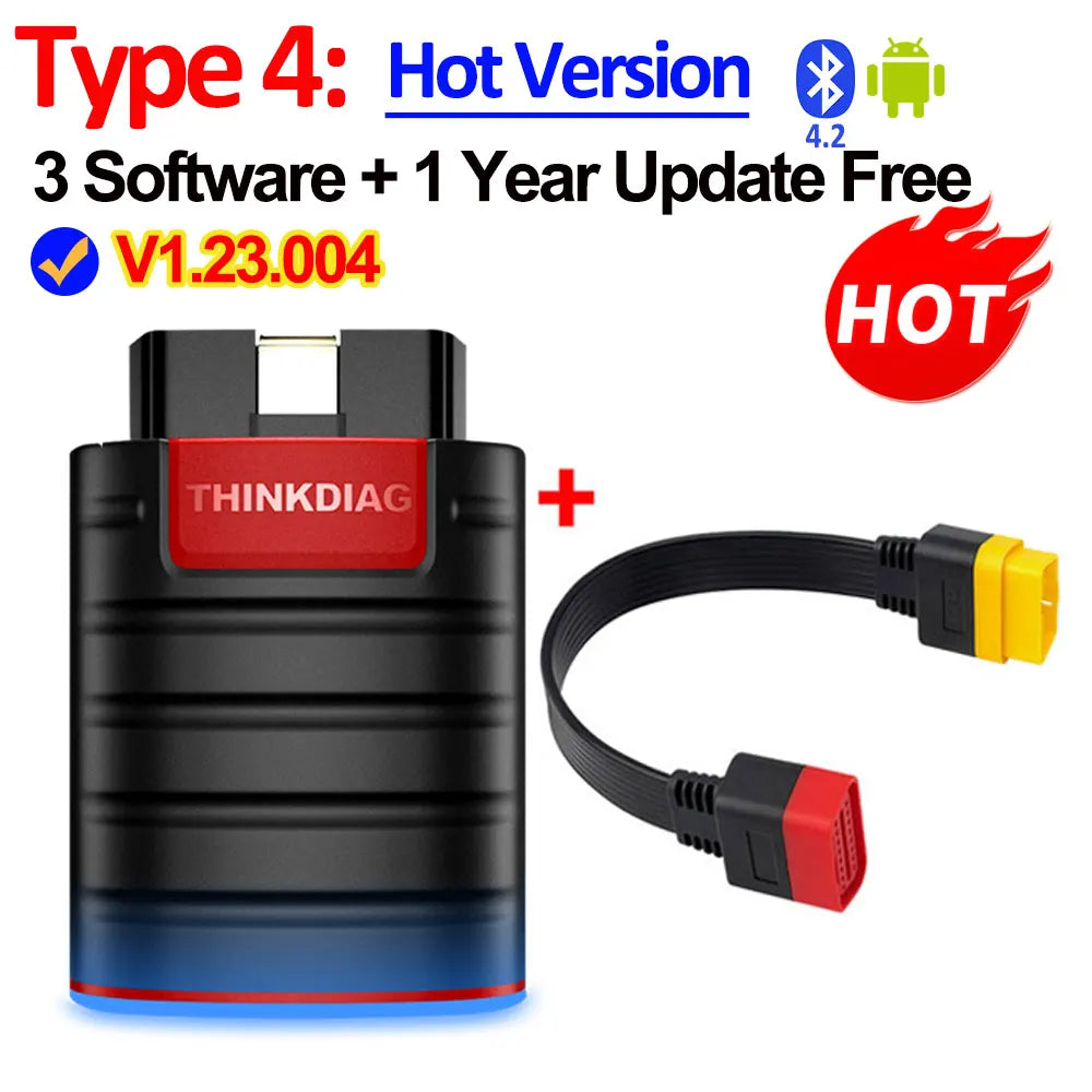 THINKCAR Thinkdiag Hot Version OBD2 Diagnostic Tool with Full System 16 Reset Service