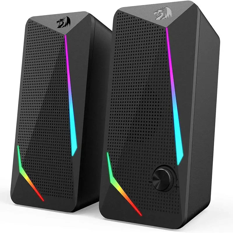 Redragon GS510 Waltz RGB Desktop Speakers 2.0 Channel PC Stereo with LED Backlight Modes