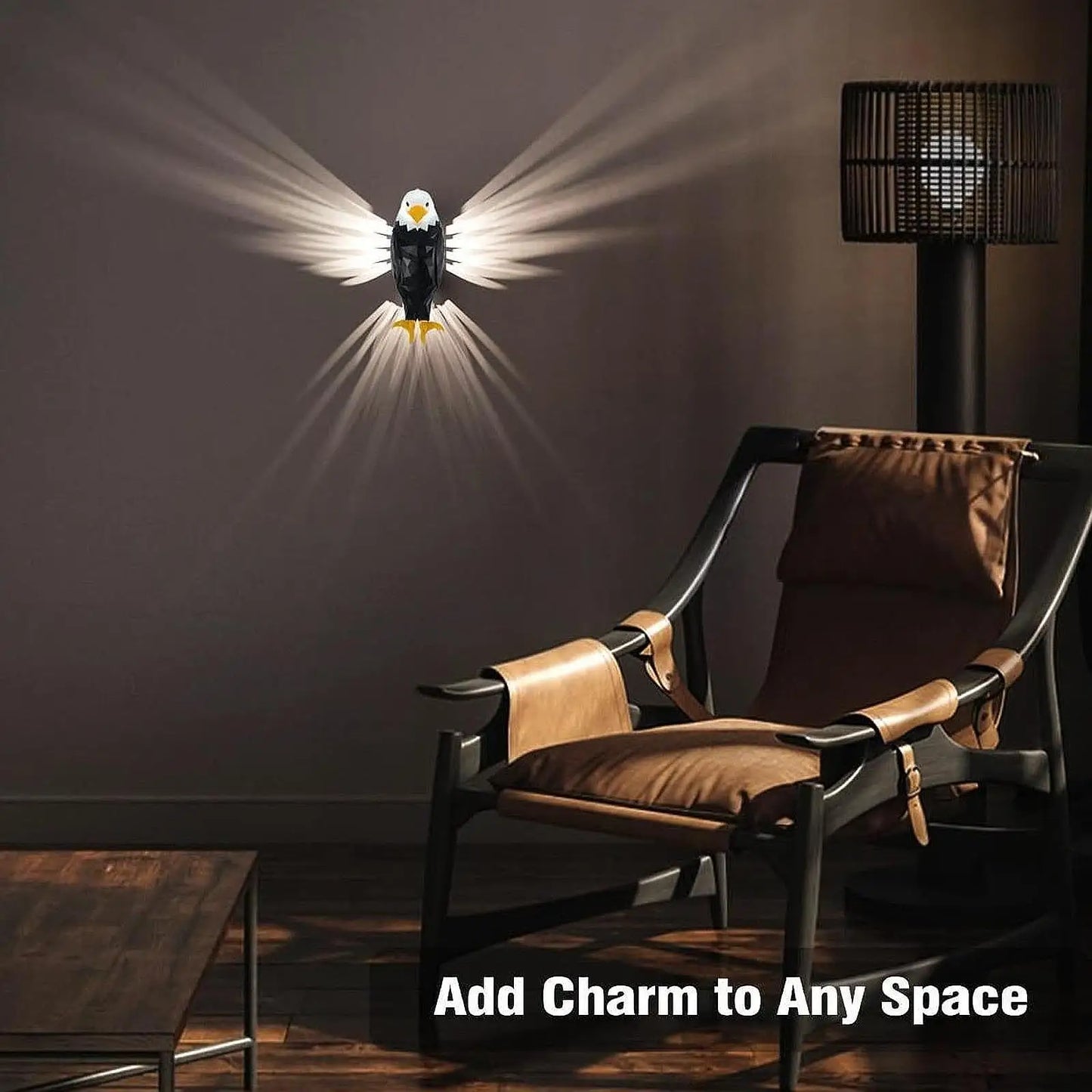 Bird Eagle Wall Light Lamp Animal Nightlight for Living Room Simple Assembly