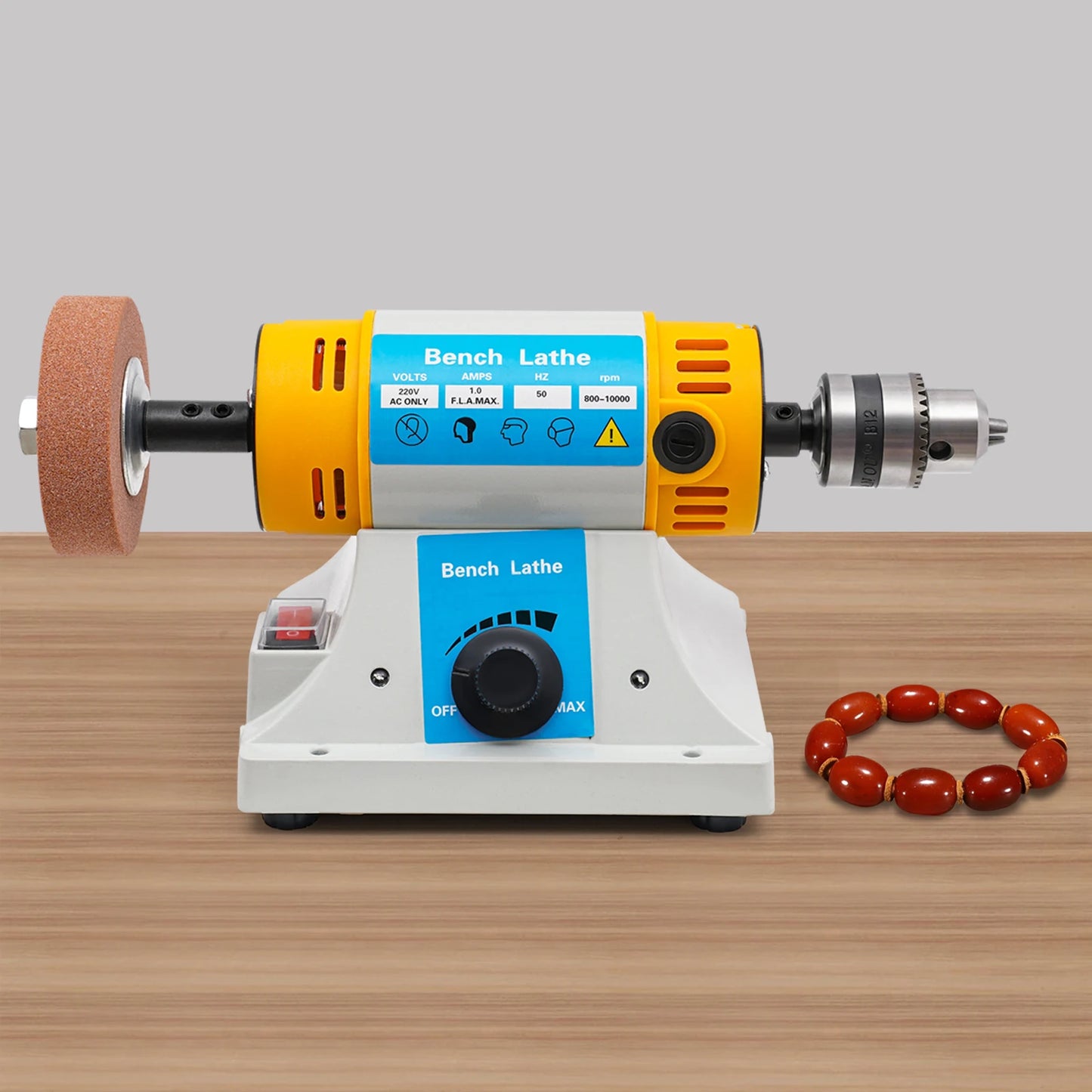 Multi-Function Benchtop Polisher Grinder Machine for Cutting and Carving