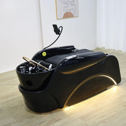 Salon Electric Massage Bed Shampoo Table and Chair Multifunctional Japanese Head Spa Shampoo Bed