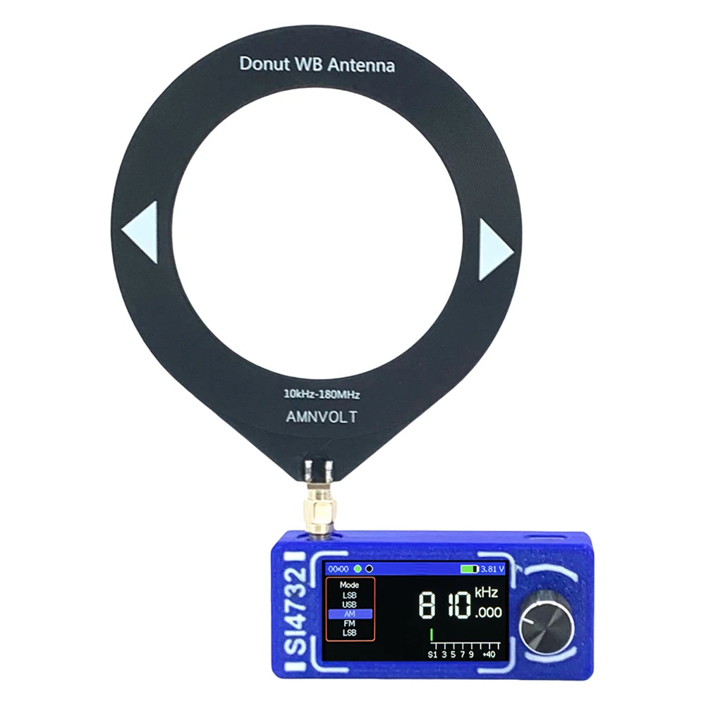 Upgraded AMNVOLT ATS Mini Pro Pocket Radio Full Band DSP Receiver with Newest Firmware