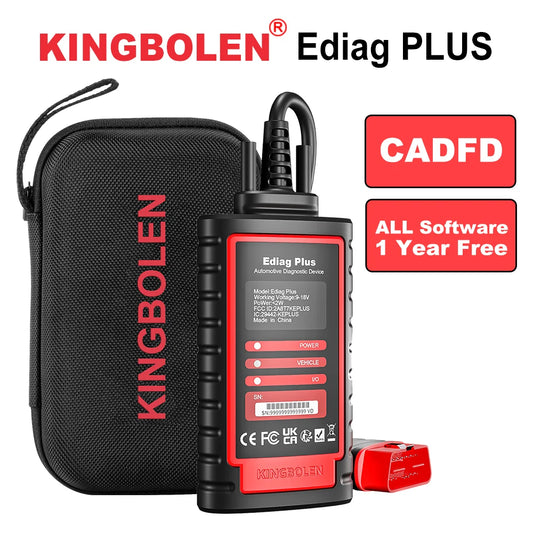 KINGBOLEN EDIAG Plus OBD2 Diagnostic Scanner with Intelligent Features and ECU Coding
