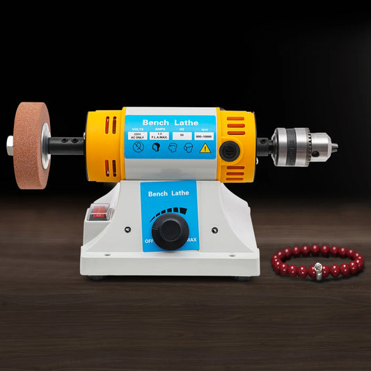 Multi-Function Benchtop Polisher Grinder Machine for Cutting and Carving