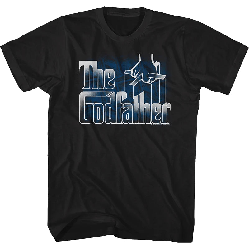 Fashion Summer Men's Short Sleeve Godfather Corleone Retro T-Shirt for Classic Film Fans