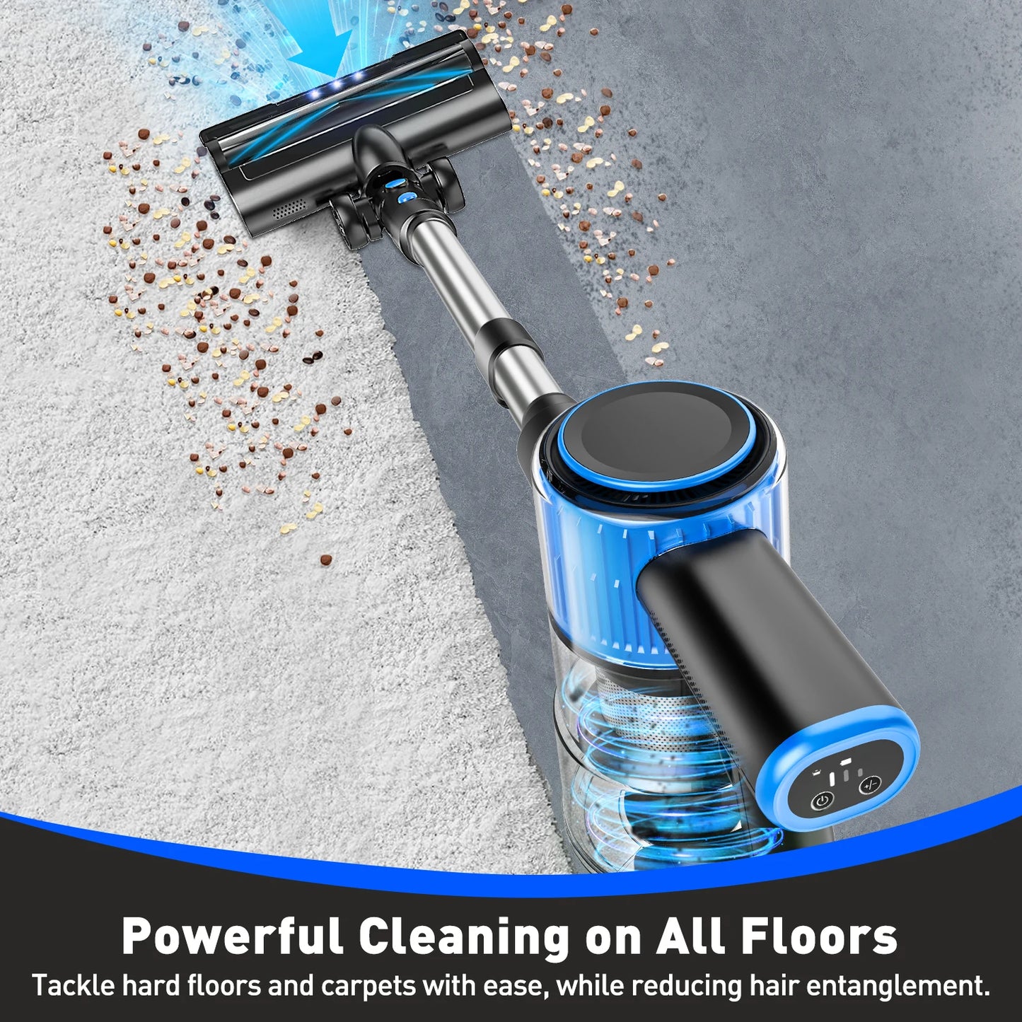 28Kpa 300W Cordless Handheld Vacuum Cleaner 8 IN 1 Powerful Suction for Pet Hair and Floors