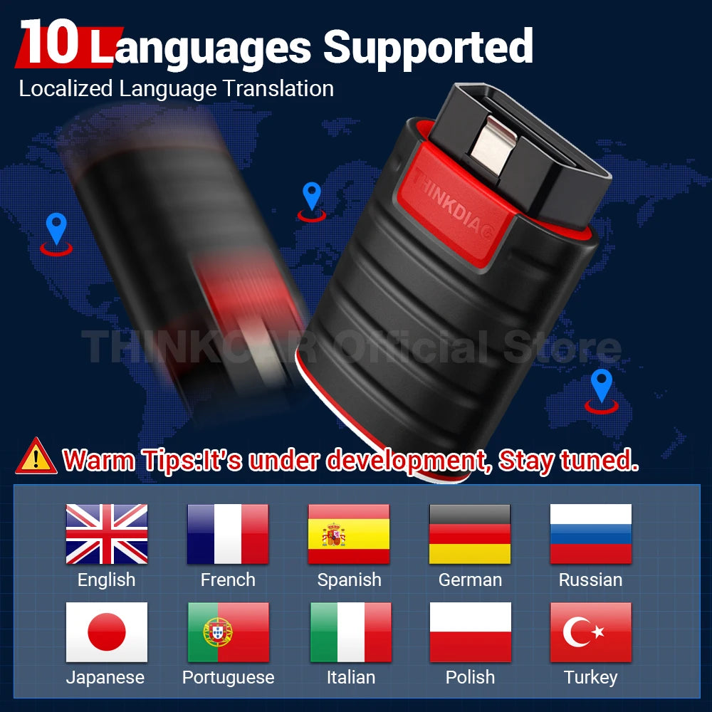 THINKCAR Thinkdiag Hot Version OBD2 Diagnostic Tool with Full System 16 Reset Service
