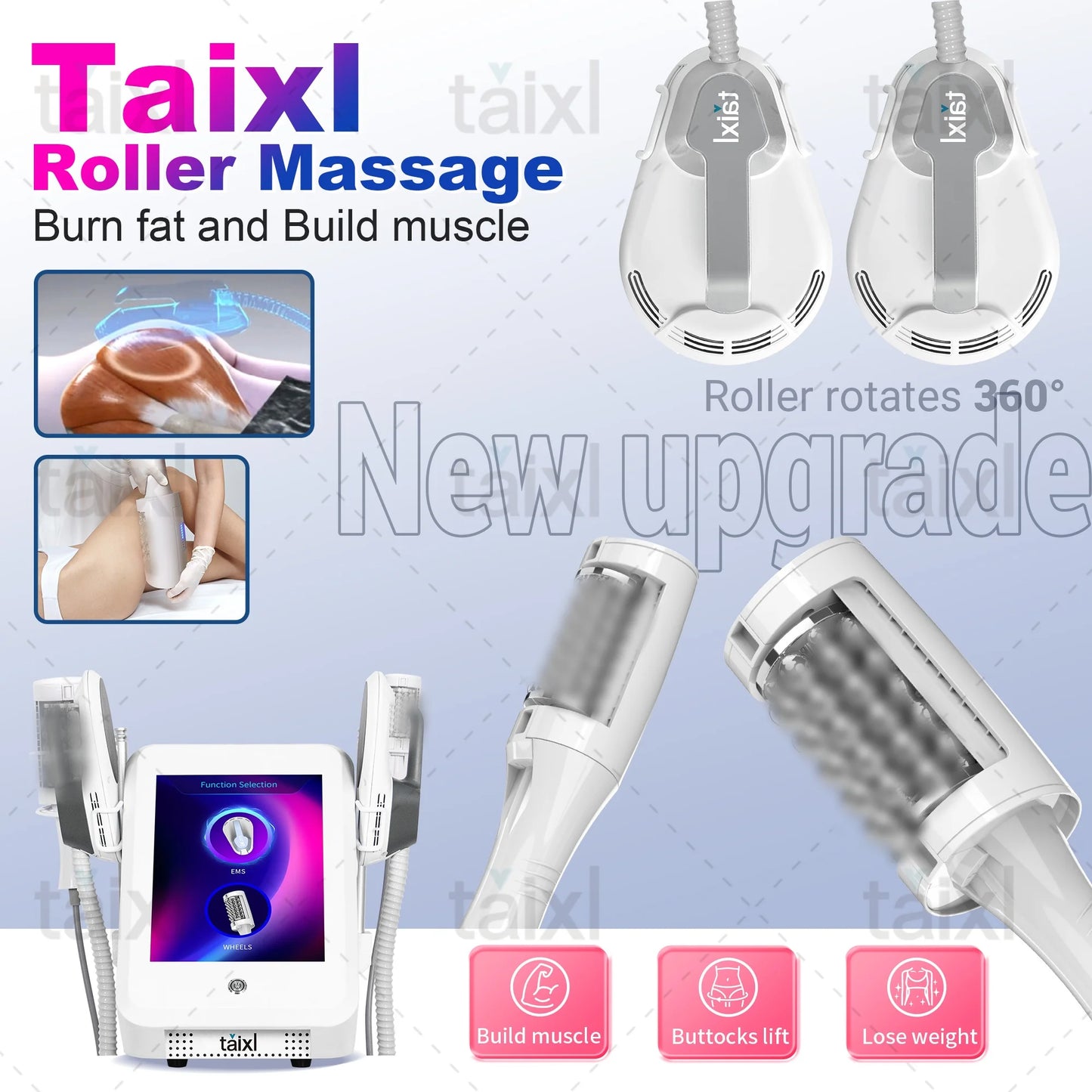 Hi-emt Emszero Neo RF Body Sculpt Machine with 360 Degree Rolling for Cellulite Reduction