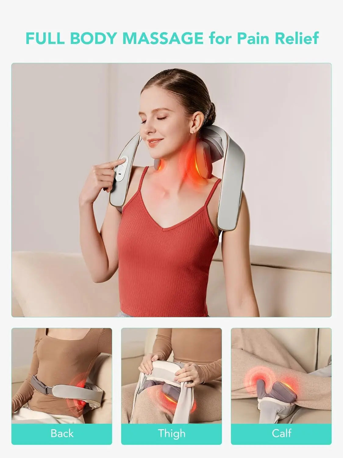 Electric Neck and Shoulder Massager with Heat H5 Mini for Ultimate Relaxation and Relief