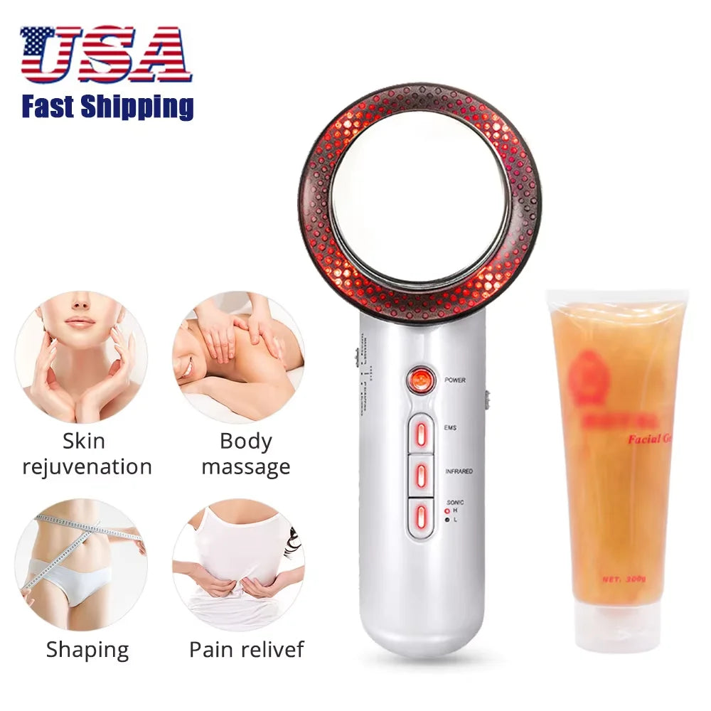 3 in 1 Ultrasonic Cavitation Machine for Weight Loss and Body Slimming Massage