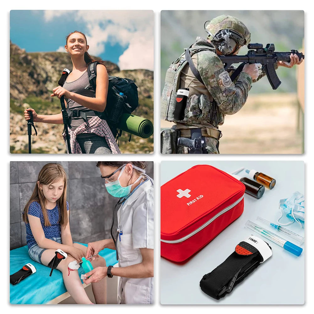 Emergency Tourniquet Set for Outdoor First Aid Portable Medical Tactical Equipment