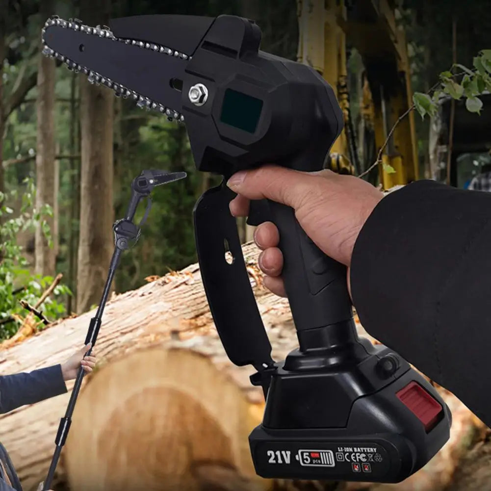 Rechargeable High Branch Saw Electric Pruning Tool for Home Garden DIY Use