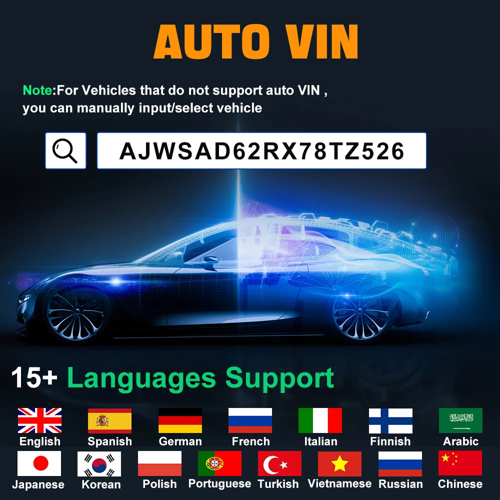 XTOOL InPlus IP608 Automotive Scanner with 30 Plus Functions and Free Updates