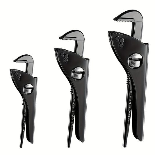 3 Piece Adjustable Plumbing Pliers Wrench Set 7 10 12 Inch Multi Functional Tool