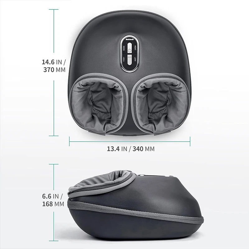 Nekteck Electric Foot Massager with Heating Therapy and Air Compression for Muscle Relaxation