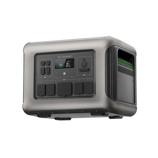 ALLPOWERS Portable Power Station R600 299Wh LiFePO4 Battery with Dual 600W AC Outlets