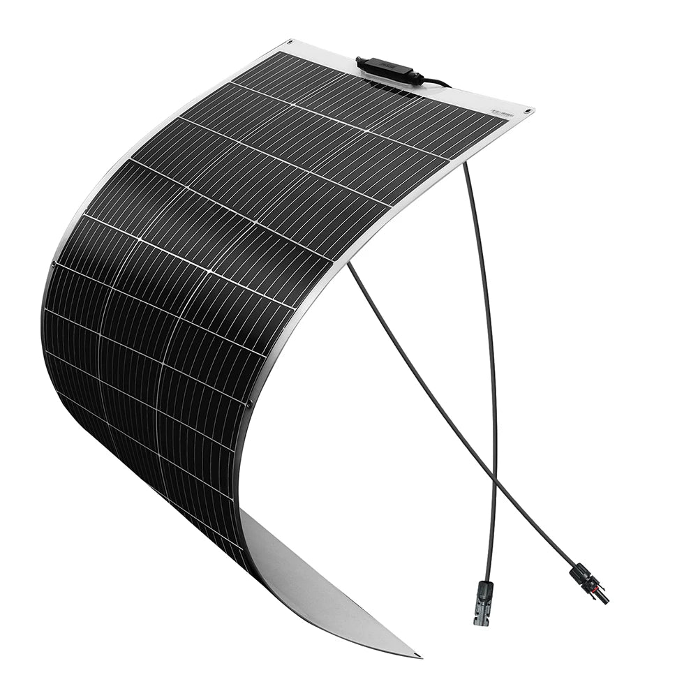 120W 12 Volt Flexible Monocrystalline Solar Panel for RVs Boats and Off-Grid Systems